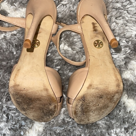 Tory Burch Leather Ankle Strap Sandals - Picture 6 of 7